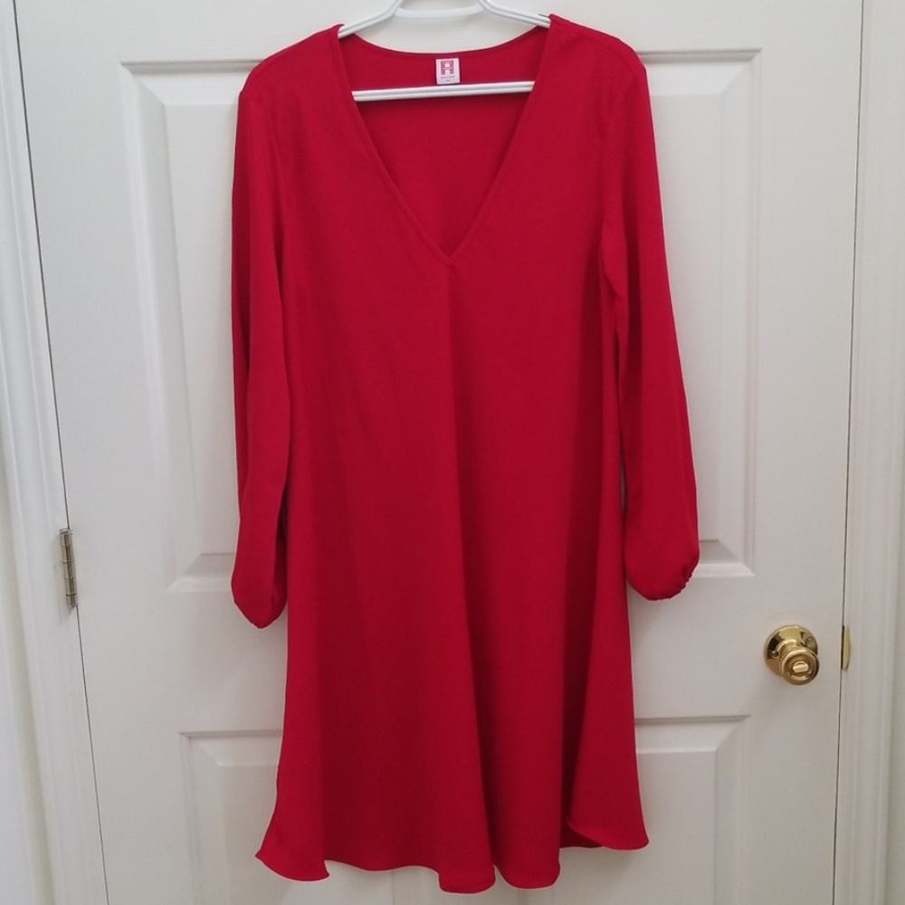 Red Flowy Dress
